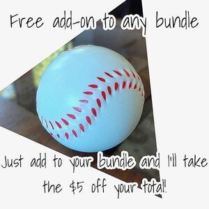 4¼" baseball squishy fidget / sensory tool